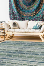 Load image into Gallery viewer, Casablanca Blue Green Rug
