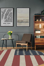 Load image into Gallery viewer, American Flag Red Rug