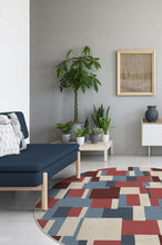 Load image into Gallery viewer, Blockera Red Rug