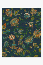 Load image into Gallery viewer, Frida Floral Navy Rug
