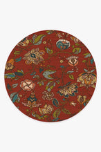 Load image into Gallery viewer, Frida Floral Red Rug