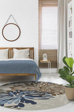 Load image into Gallery viewer, Genevieve Floral Natural Rug