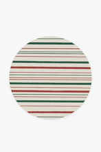 Load image into Gallery viewer, Hudson Stripe Red & Green Rug