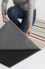 Load image into Gallery viewer, Hudson Stripe Red & Green Rug