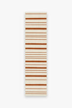 Load image into Gallery viewer, Hudson Stripe Rust Orange Rug