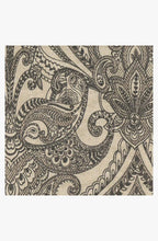 Load image into Gallery viewer, Lacis Damask Black & Ivory Rug