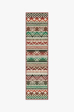 Load image into Gallery viewer, Linear Aztec Holiday Rug