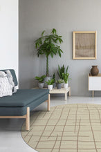 Load image into Gallery viewer, Lines Natural Rug