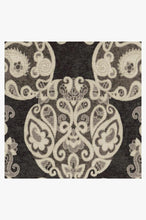Load image into Gallery viewer, Mickey Damask Charcoal Rug