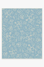 Load image into Gallery viewer, Mickey Doodles Blue Rug