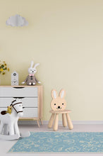 Load image into Gallery viewer, Mickey Doodles Blue Rug