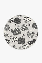 Load image into Gallery viewer, Pumpkin Black & White Rug