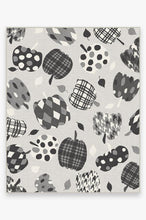 Load image into Gallery viewer, Pumpkin Black & White Rug