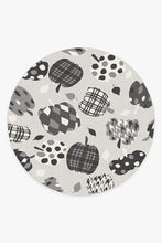 Load image into Gallery viewer, Pumpkin Black & White Rug