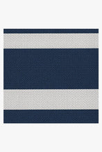 Load image into Gallery viewer, Outdoor Sailmaker Stripe Blue Rug
