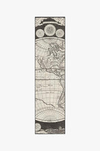 Load image into Gallery viewer, Sailor's Map Charcoal Rug
