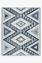 Load image into Gallery viewer, Santa Fe Blue Rug