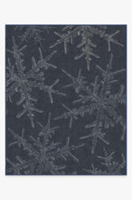 Load image into Gallery viewer, Snowflake Navy Rug