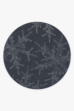 Load image into Gallery viewer, Snowflake Navy Rug