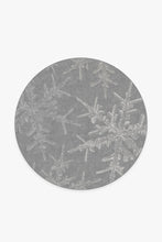Load image into Gallery viewer, Snowflake Silver Rug