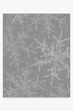 Load image into Gallery viewer, Snowflake Silver Rug