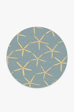 Load image into Gallery viewer, Starfish Pale Blue Rug