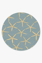 Load image into Gallery viewer, Starfish Pale Blue Rug