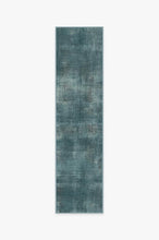 Load image into Gallery viewer, Sudaria Solid Teal Blue Rug