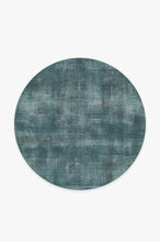 Load image into Gallery viewer, Sudaria Solid Teal Blue Rug