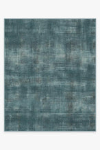 Load image into Gallery viewer, Sudaria Solid Teal Blue Rug