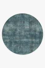 Load image into Gallery viewer, Sudaria Solid Teal Blue Rug