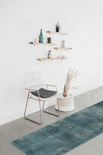 Load image into Gallery viewer, Sudaria Solid Teal Blue Rug