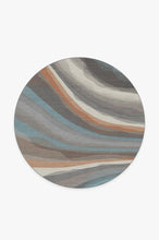 Load image into Gallery viewer, Watercolor Waves Sandstone Rug