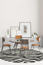 Load image into Gallery viewer, Zebra Black Rug