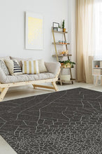 Load image into Gallery viewer, Kella Black Rug
