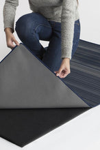 Load image into Gallery viewer, Linear Striped Navy Rug
