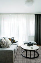 Load image into Gallery viewer, Modern Grid Grey Rug
