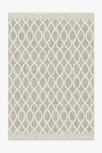 Load image into Gallery viewer, Outdoor Cleo Trellis Natural Rug
