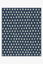 Load image into Gallery viewer, Outdoor Cobblestone Navy Rug

