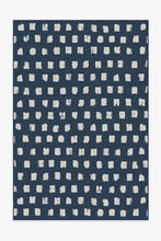 Load image into Gallery viewer, Outdoor Cobblestone Navy Rug
