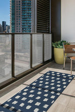 Load image into Gallery viewer, Outdoor Cobblestone Navy Rug
