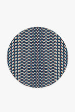 Load image into Gallery viewer, Cynthia Rowley Lamella Blue Rug
