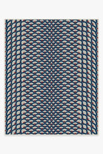 Load image into Gallery viewer, Cynthia Rowley Lamella Blue Rug
