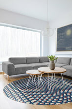 Load image into Gallery viewer, Cynthia Rowley Lamella Blue Rug
