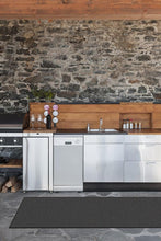 Load image into Gallery viewer, Outdoor Denim Solid Black Rug
