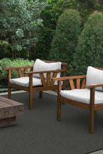 Load image into Gallery viewer, Outdoor Denim Solid Black Rug
