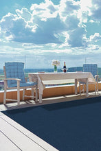 Load image into Gallery viewer, Outdoor Denim Solid Indigo Blue Rug
