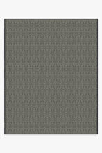 Load image into Gallery viewer, Outdoor Halo Diamond Black Rug
