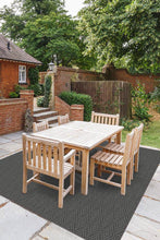 Load image into Gallery viewer, Outdoor Halo Diamond Grey Rug
