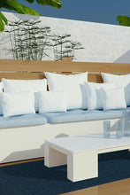 Load image into Gallery viewer, Outdoor Halo Diamond Navy Rug
